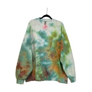 Custom Tie Dye Crewneck Sweatshirt